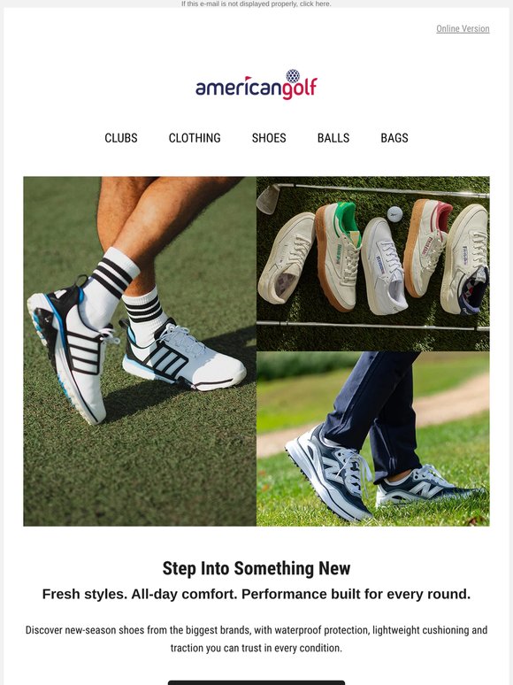 Your new golf shoes are here 👟