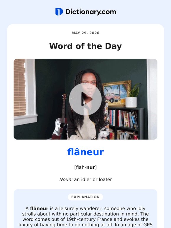 Let Your Mind Wander with "Flâneur"
