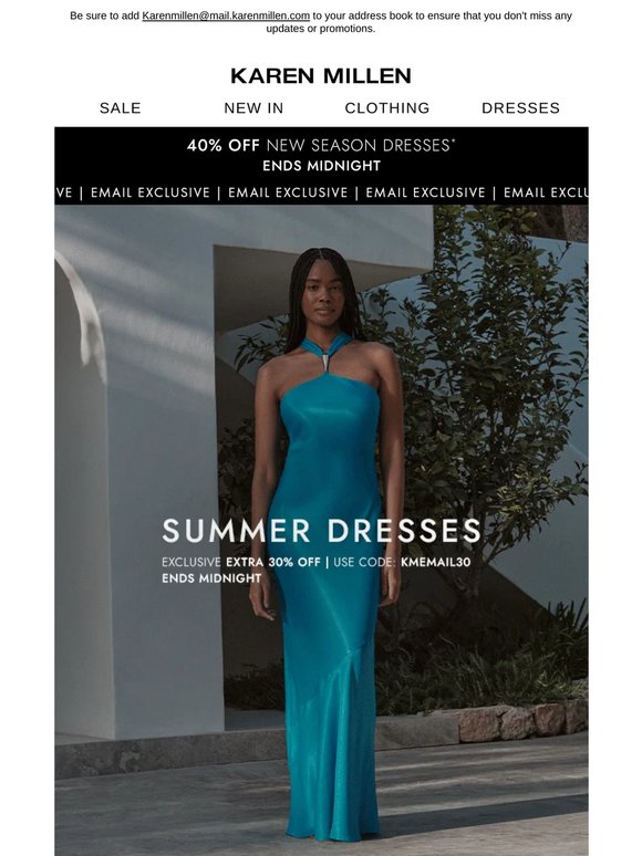 Payday treat: exclusive extra 30% off
