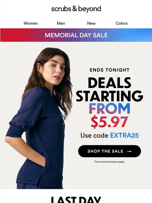 Final Day: Memorial Day Sale 🇺🇸