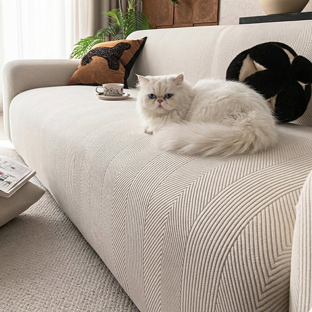 AquaFlex GeoStretch Waterproof Sofa Slipcover