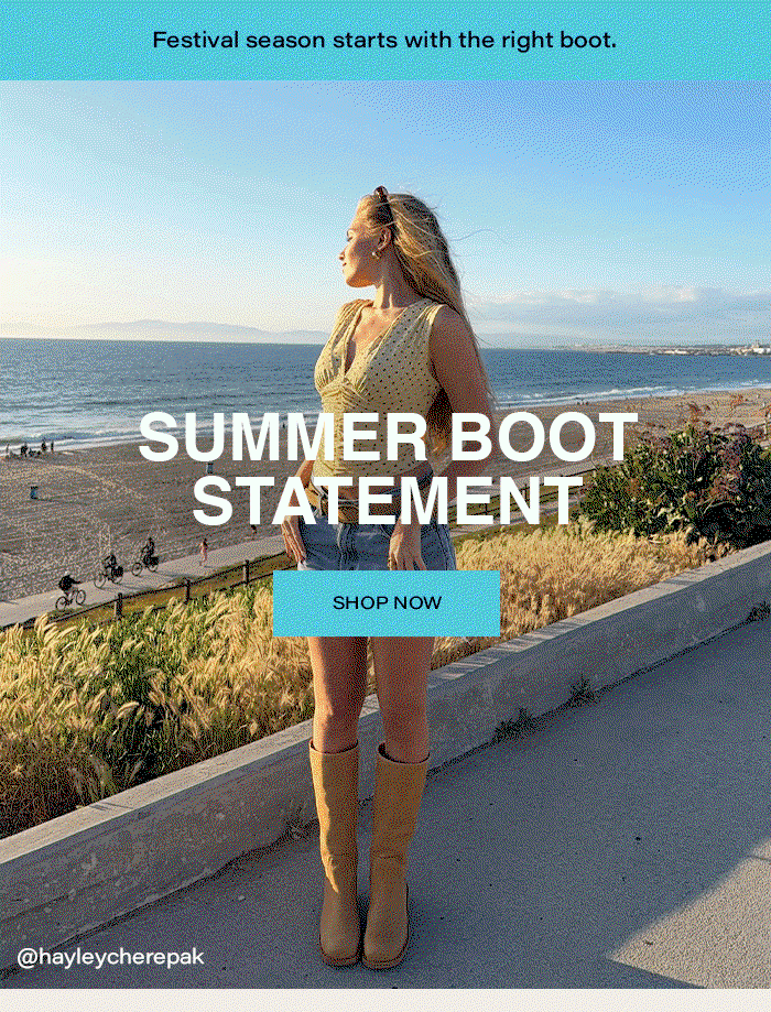 Summer boot statement