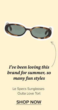 Le Specs Sunglasses Outta Love Tort