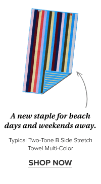 Typical Two-Tone B Side Stretch Towel Multi-Color