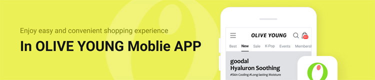 Enjoy easy and convenient shopping experience In OLIVE YOUNG MOBILE APP