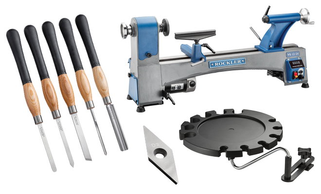 Rockler lathe and turning tools