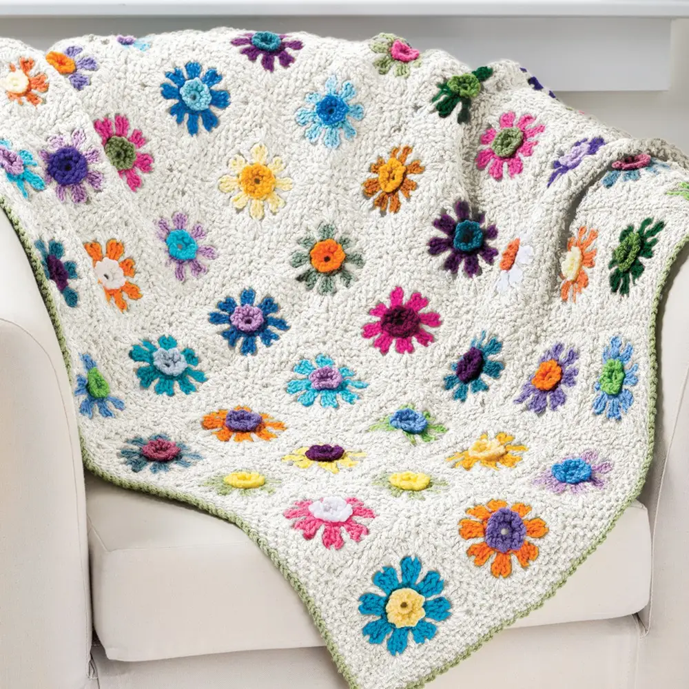 First Signs of Spring Afghan Crochet Kit