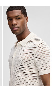 Strick-Shirt Ander, offwhite