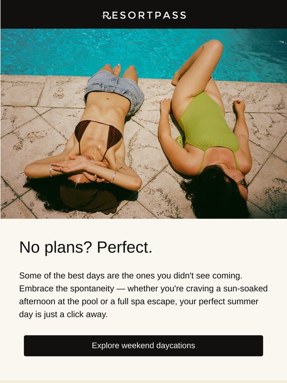 Your last minute weekend plans