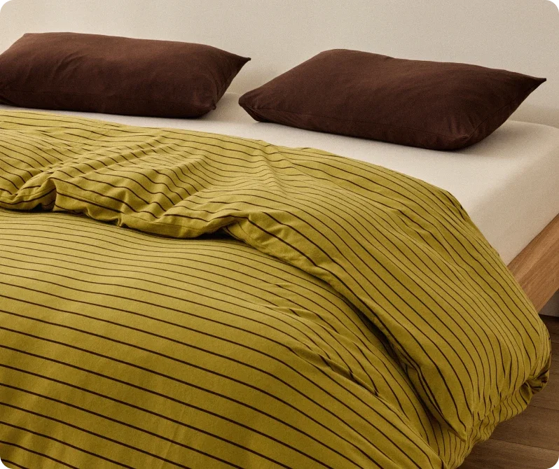 Shop Miller Jersey Rowan Stripe, Stone & Chocolate