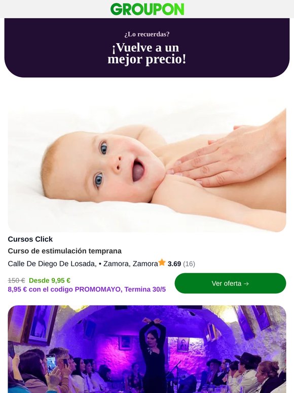 Curso de estimulación temprana ahora es más barato – Descúbrelo.
