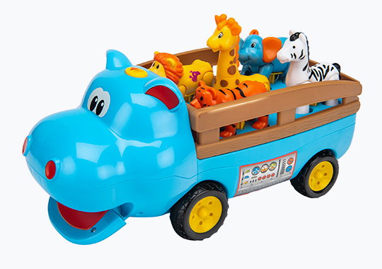 Big Steps Hippo Safari Truck Playset
