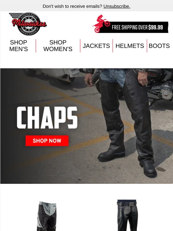 Ride Ready, Ride Hard with Premium Leather Chaps 🦾