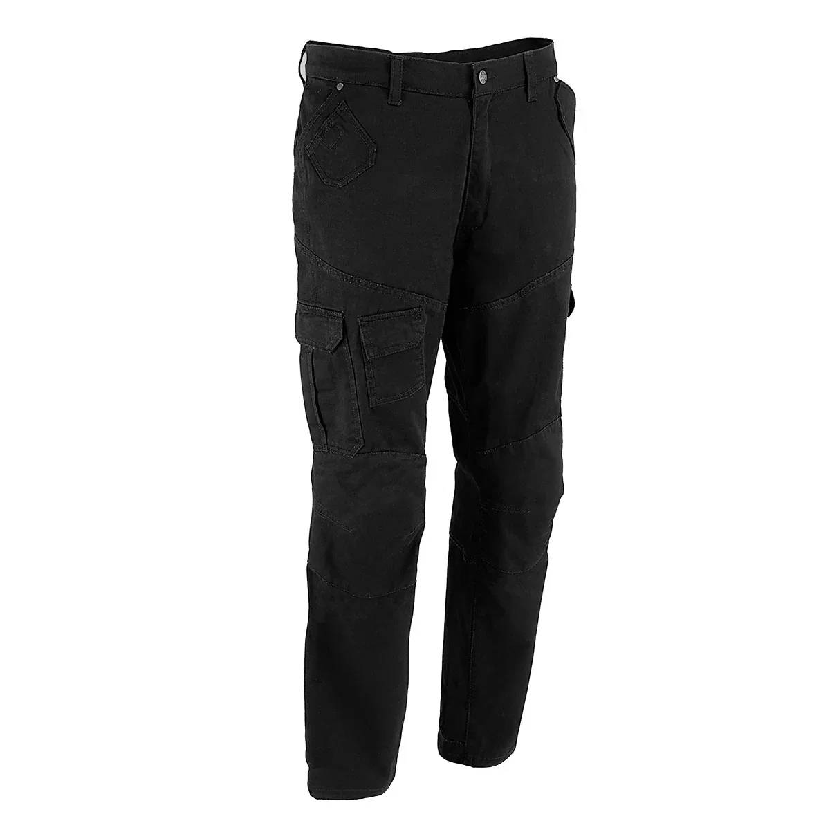 Image of Milwaukee Leather MPM5590 Men's Black CE Armored Cargo Jeans Pants Reinforced w/ Aramid by DuPont Fibers