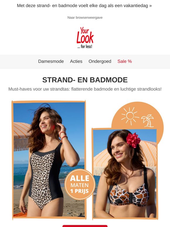 Favoriete looks voor strand, zwembad & zwemmeer🏖️