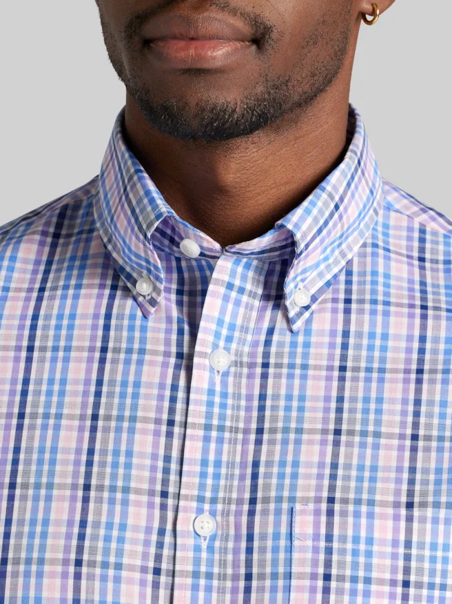 Wilke-Rodriguez Modern Fit Plaid Button Up Shirt