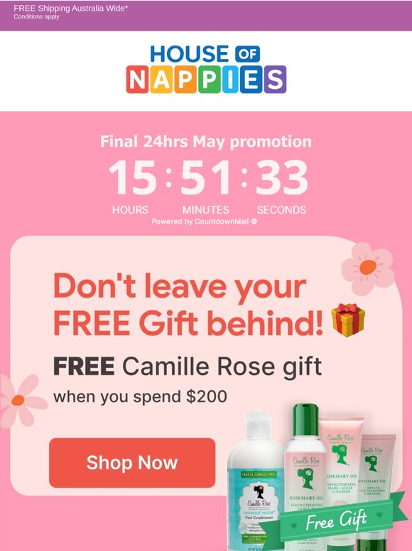 ⏰ Last 24 Hours! Final chance for May Deals + Get your FREE Gift! 🎁