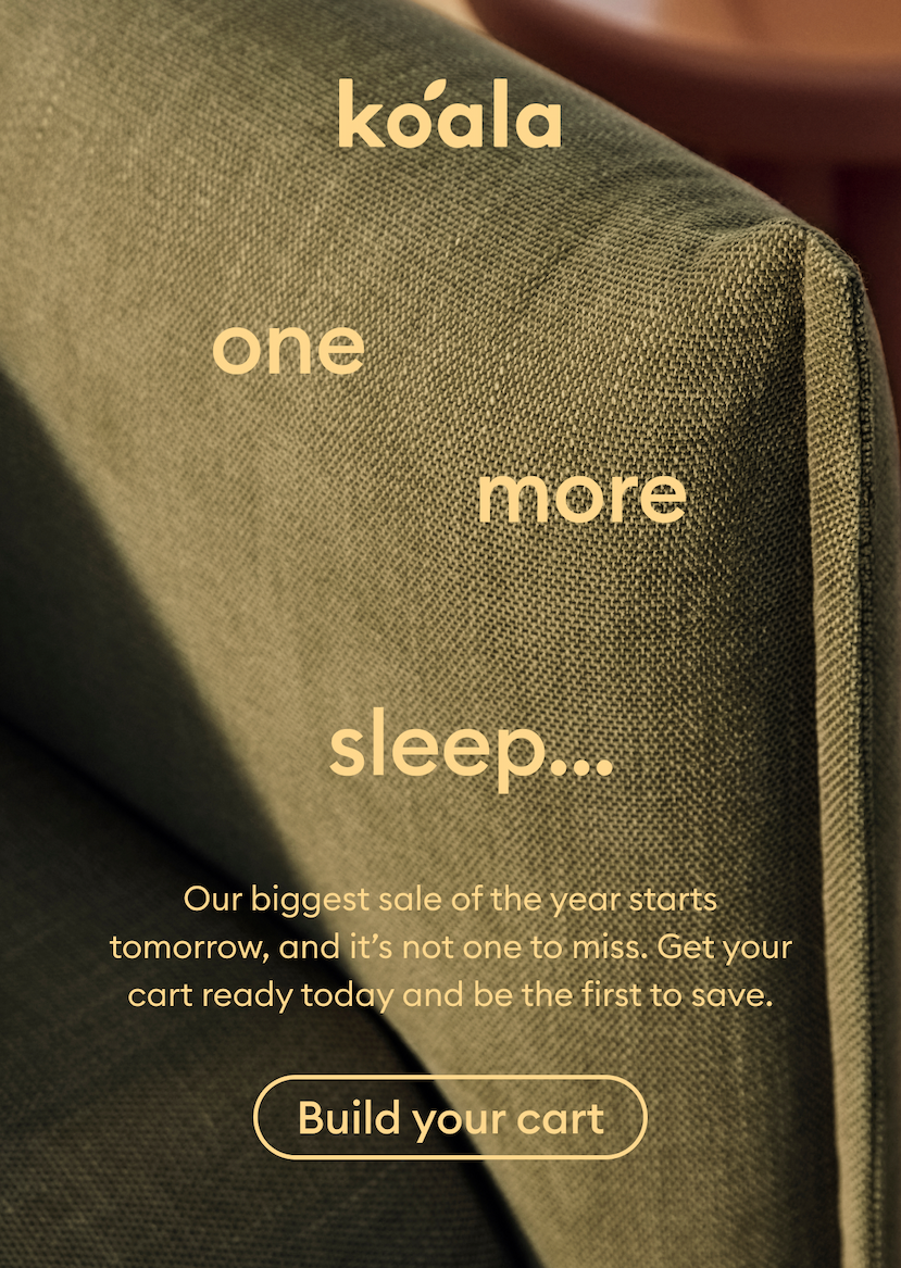 Our biggest sale of the year starts tomorrow and it's not one to miss! Build your cart now