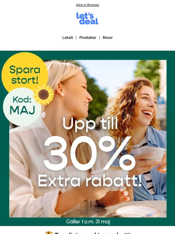 ☀️ Upp till 30% extra rabatt, här kommer topplistan i Stockholm