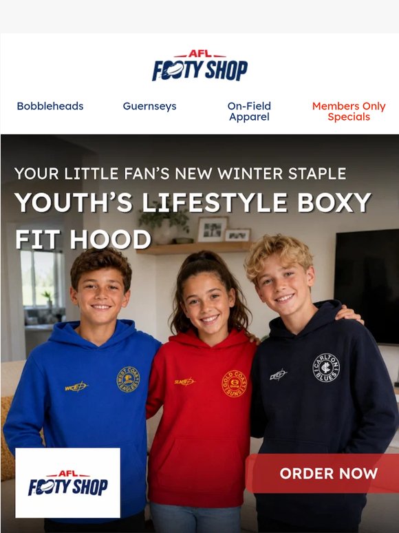 The Ultimate Kid's Footy Hoodie Is Here