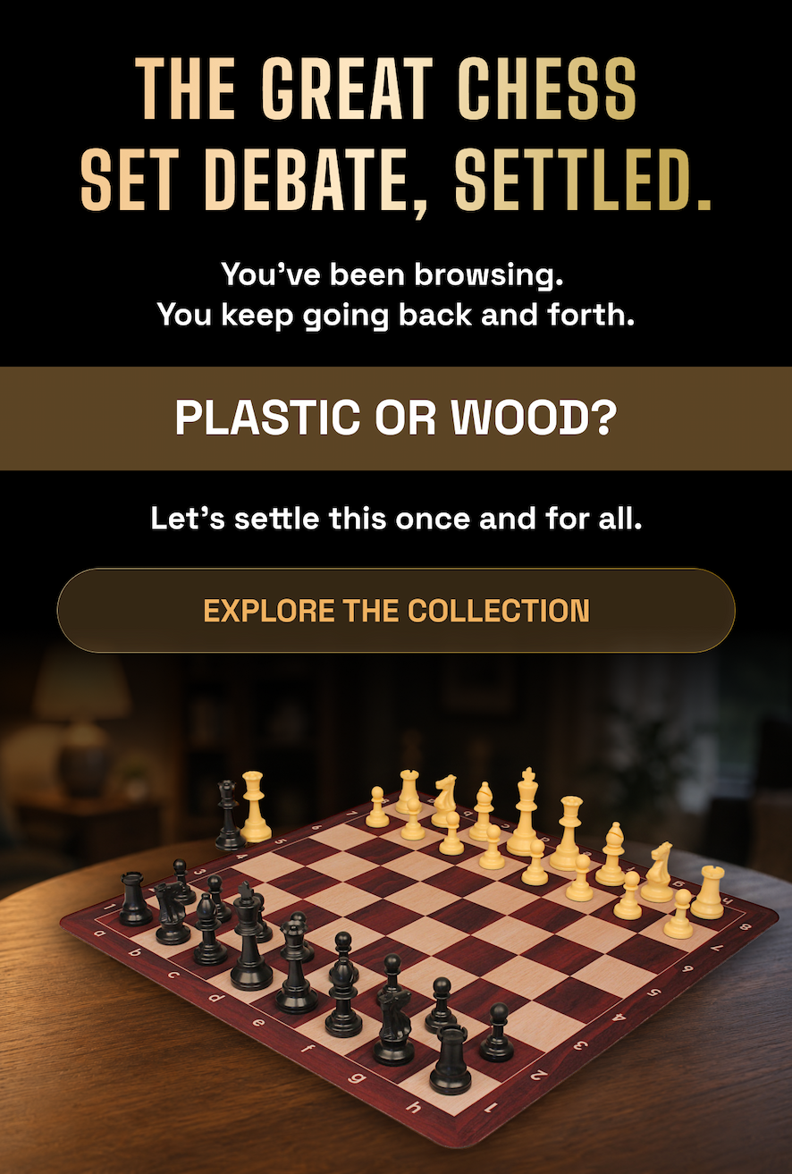 The great chess set debate, finally settled. 