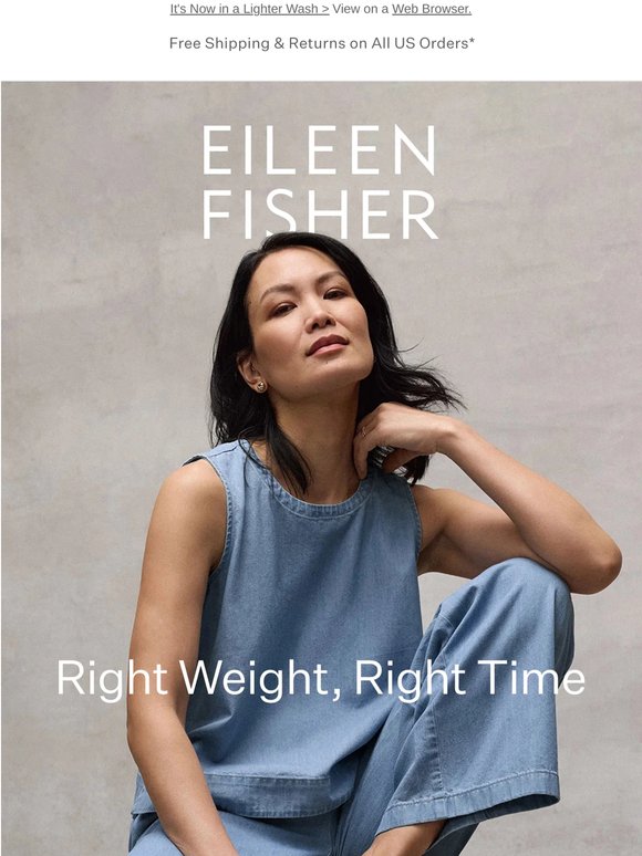 Have You Tried Right-Weight Denim?