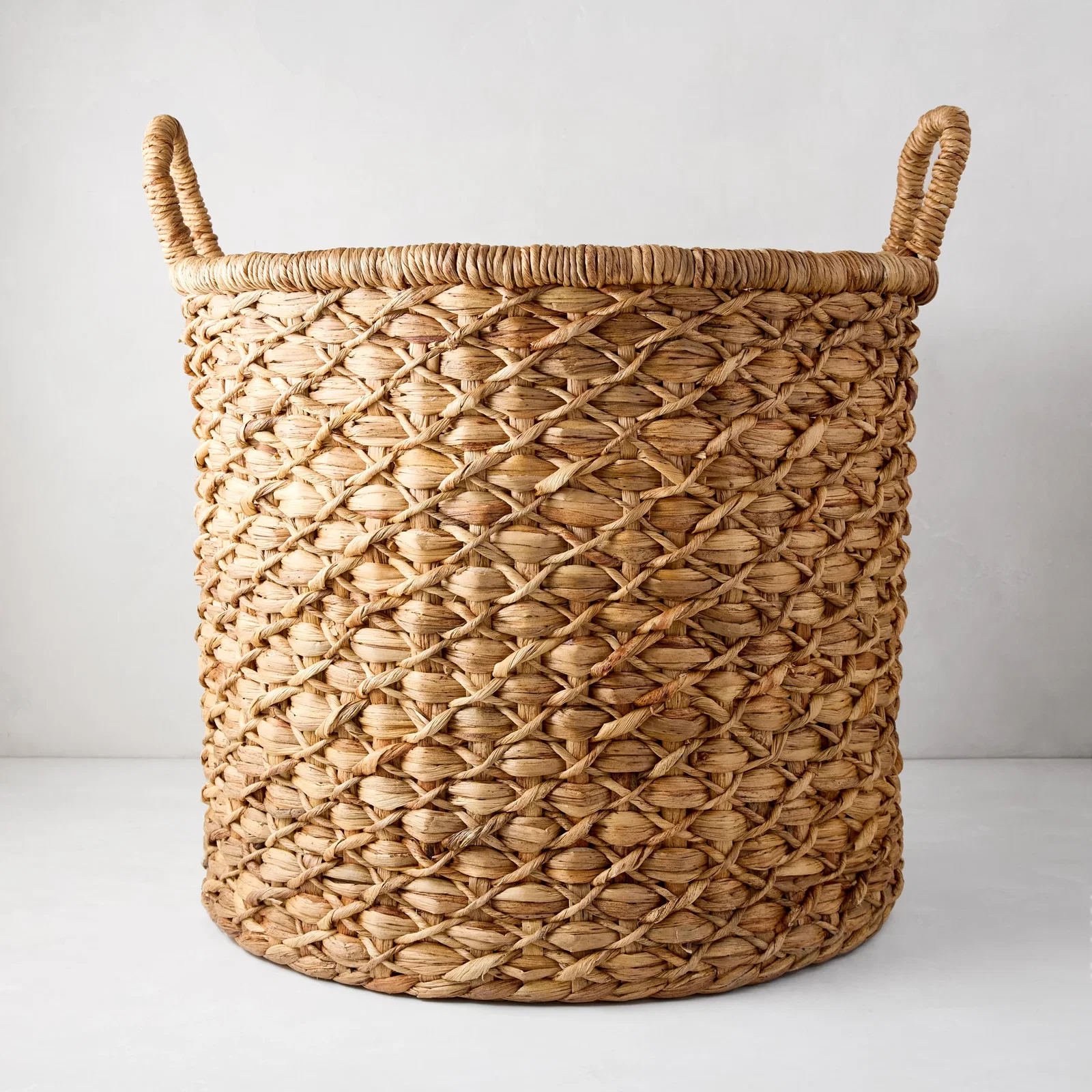 Image of Large Nantucket Woven Round Basket