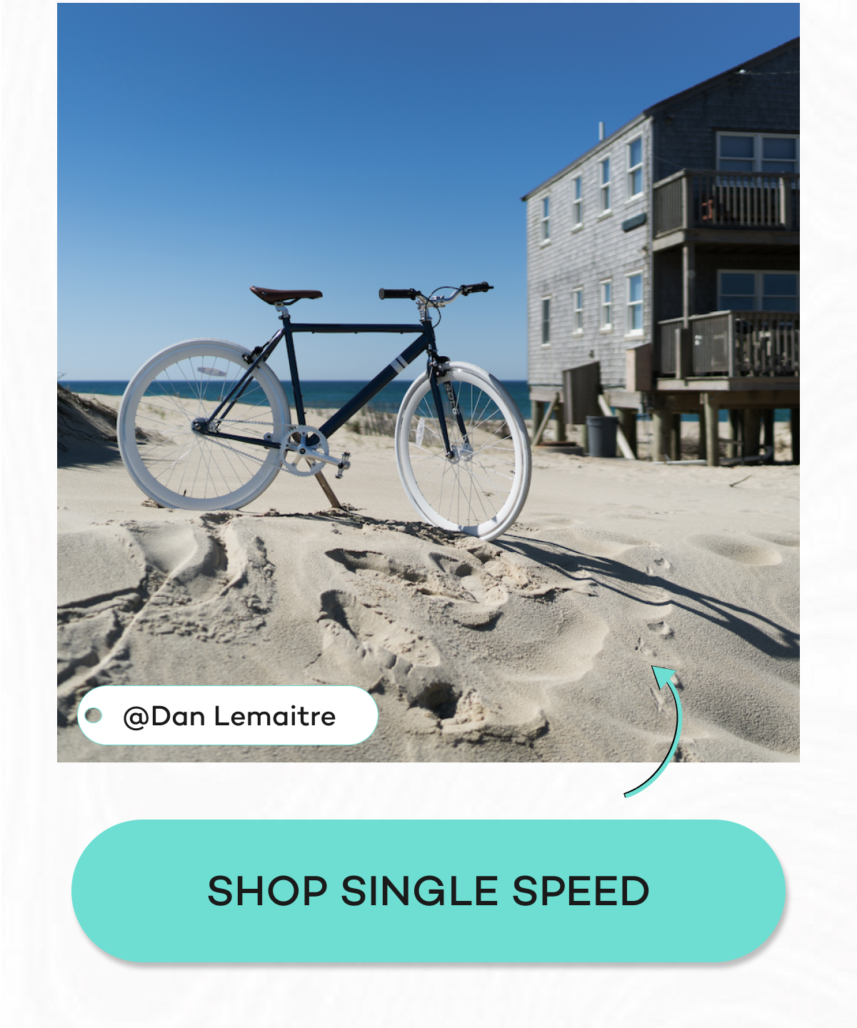 Shop single speed bicycle
