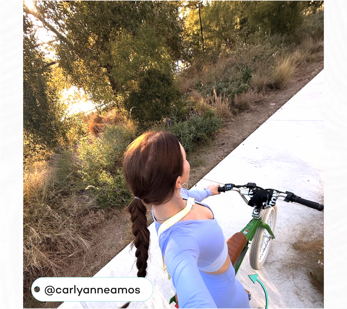 A woman riding E(24)