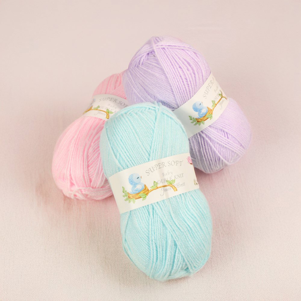 Image of James C Brett Supersoft Baby DK Yarn - 100g Ball Ball