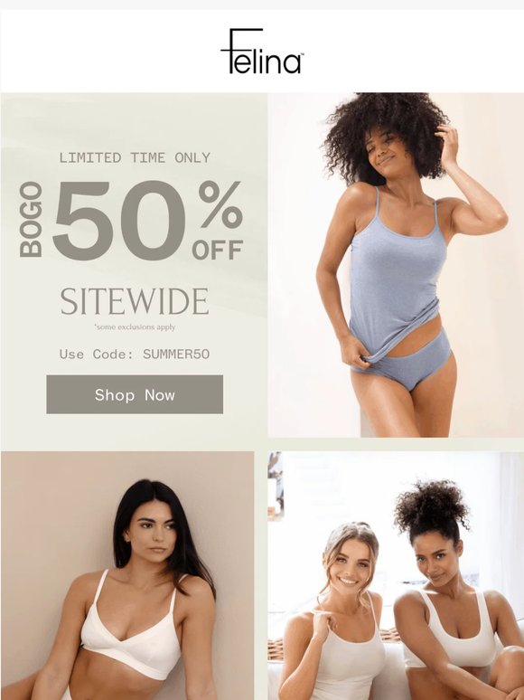 Don’t Miss: BOGO 50% Off Sitewide 💌