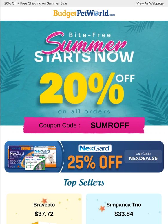 Vanishes Soon! Claim Your 25% Off NexGard All Pack + Free Shipping*