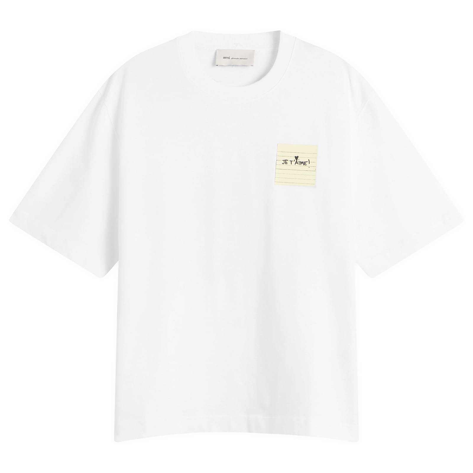AMI Paris Post It Je T'Aime T-Shirt