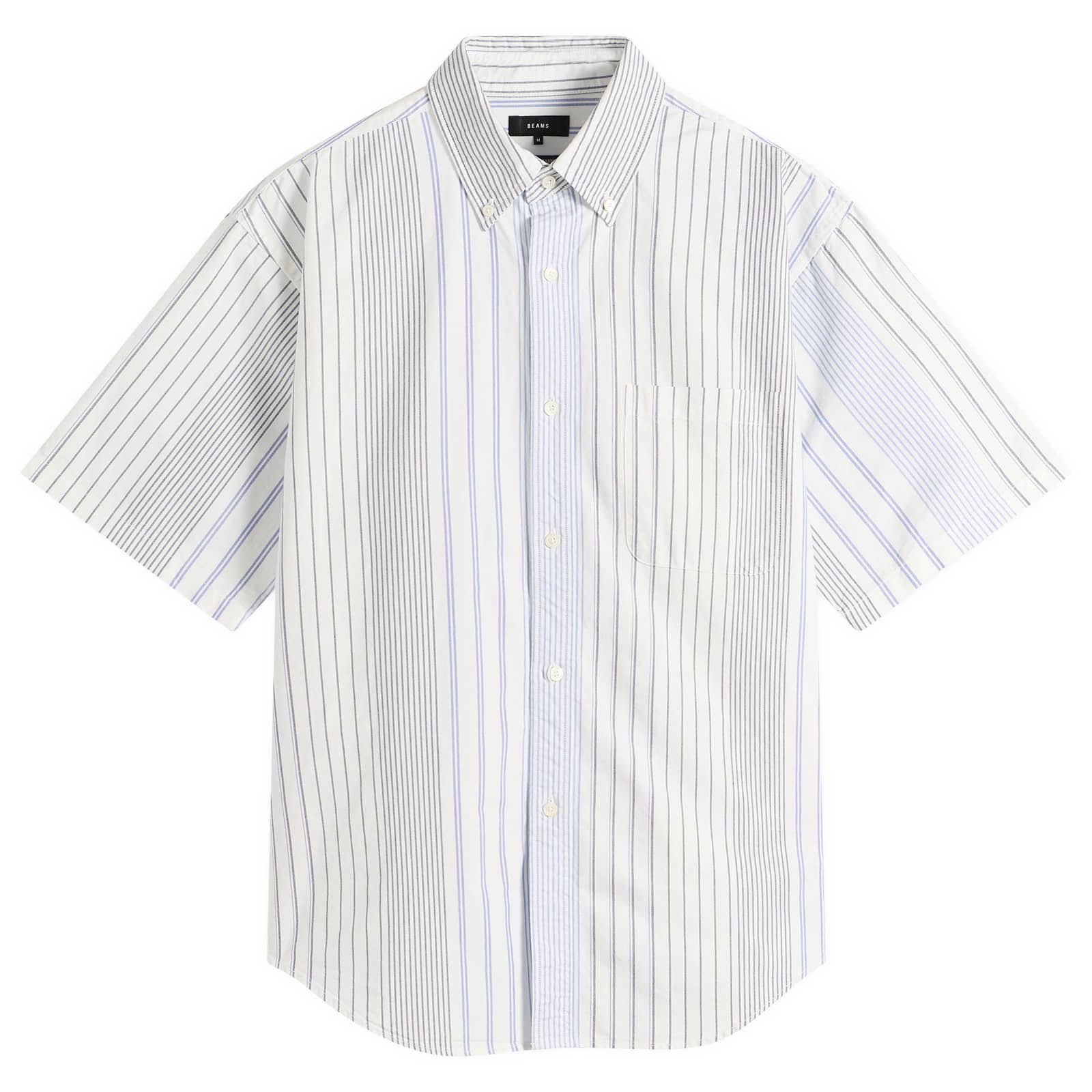 BEAMS Oxford Button Down Half Sleeve Shirt
