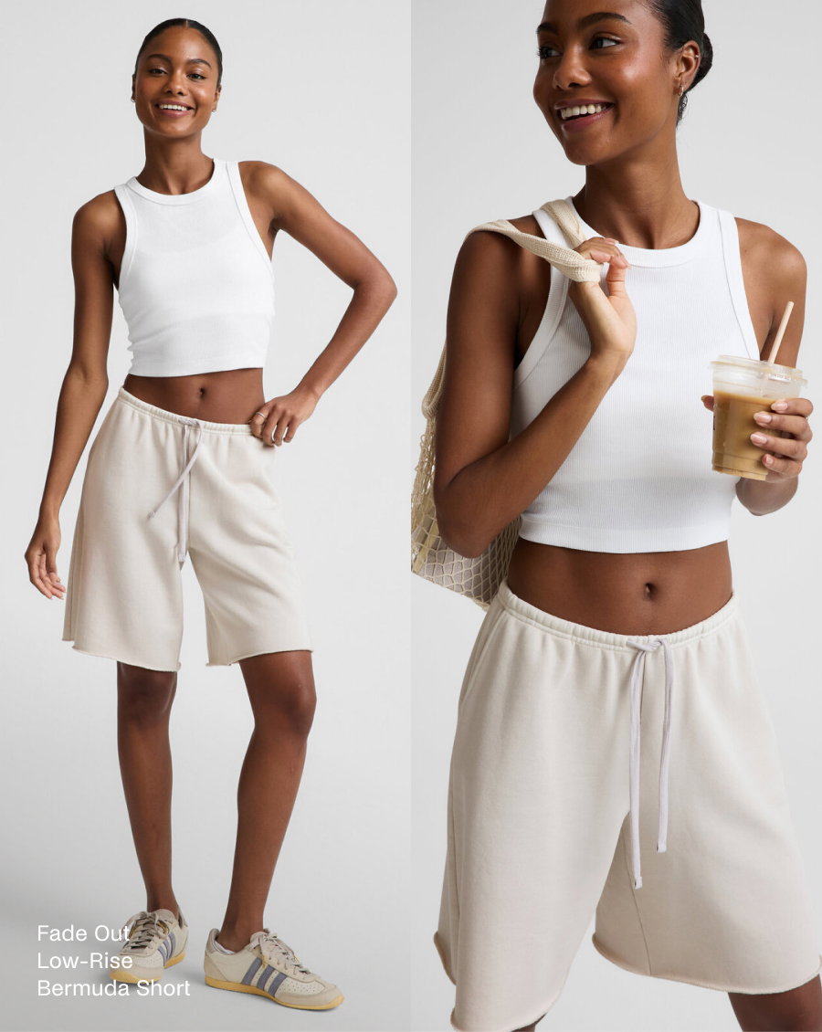 Fade Out Low-Rise Bermuda Short