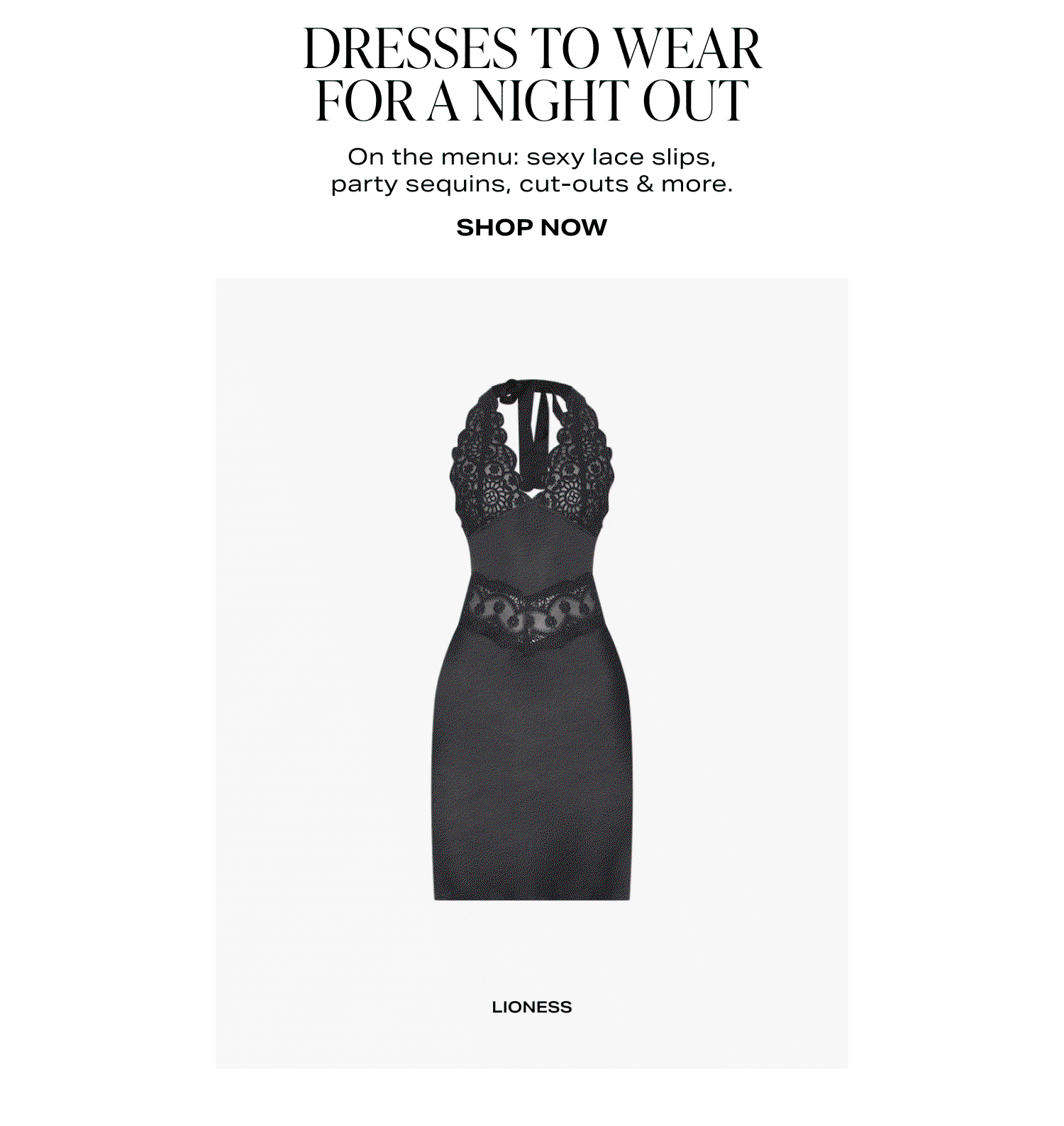 Shop Dresses To Wear For A Night Out