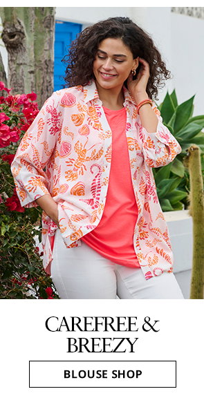 Carefree & breezy: Blouse shop. 