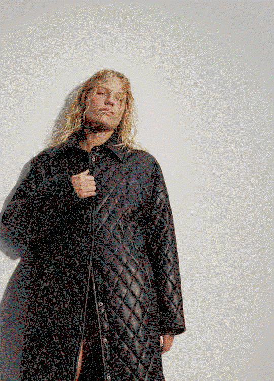 Longline Quilted Jacket