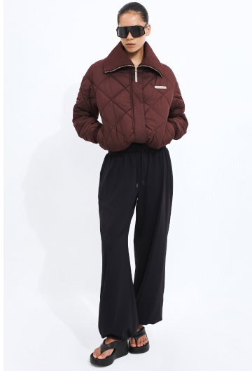 Quilted Bomber Jacket