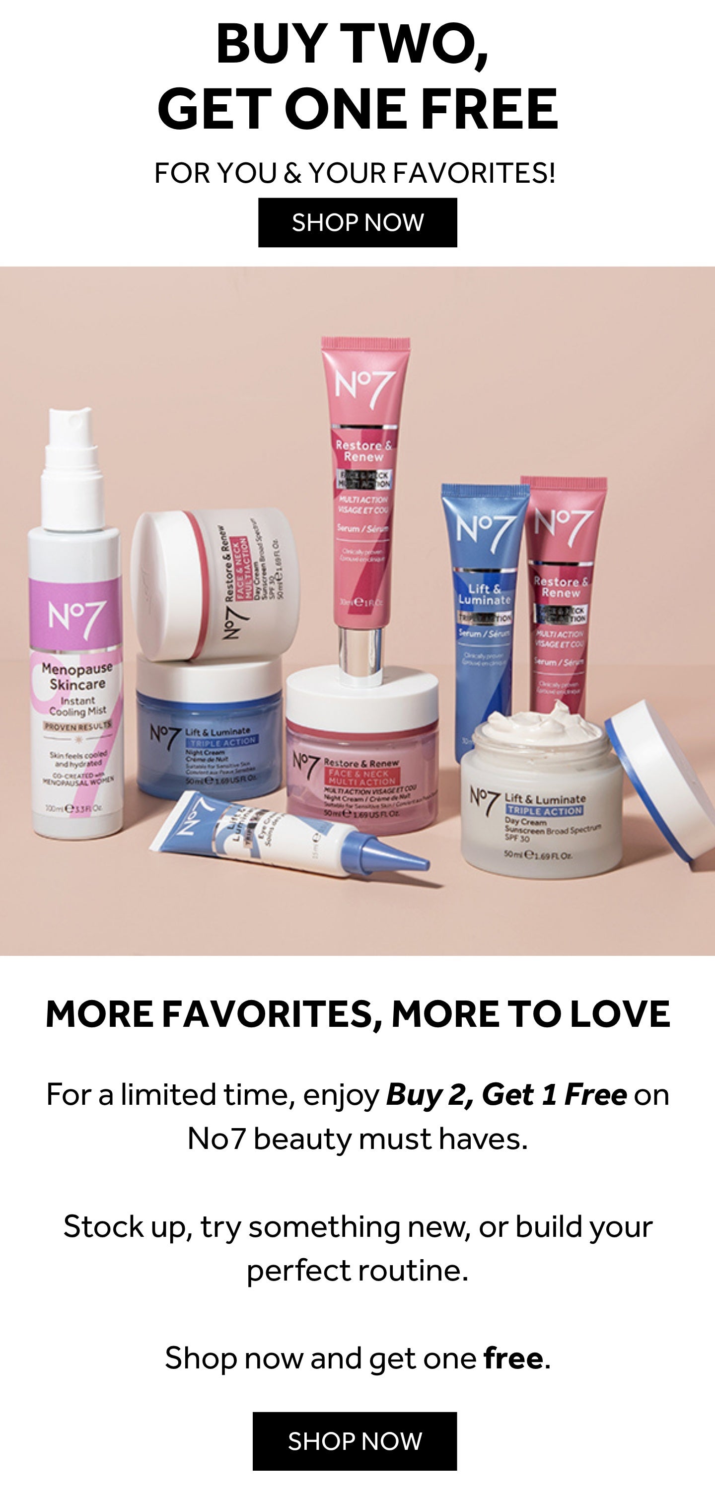 Buy 2, get 1 free