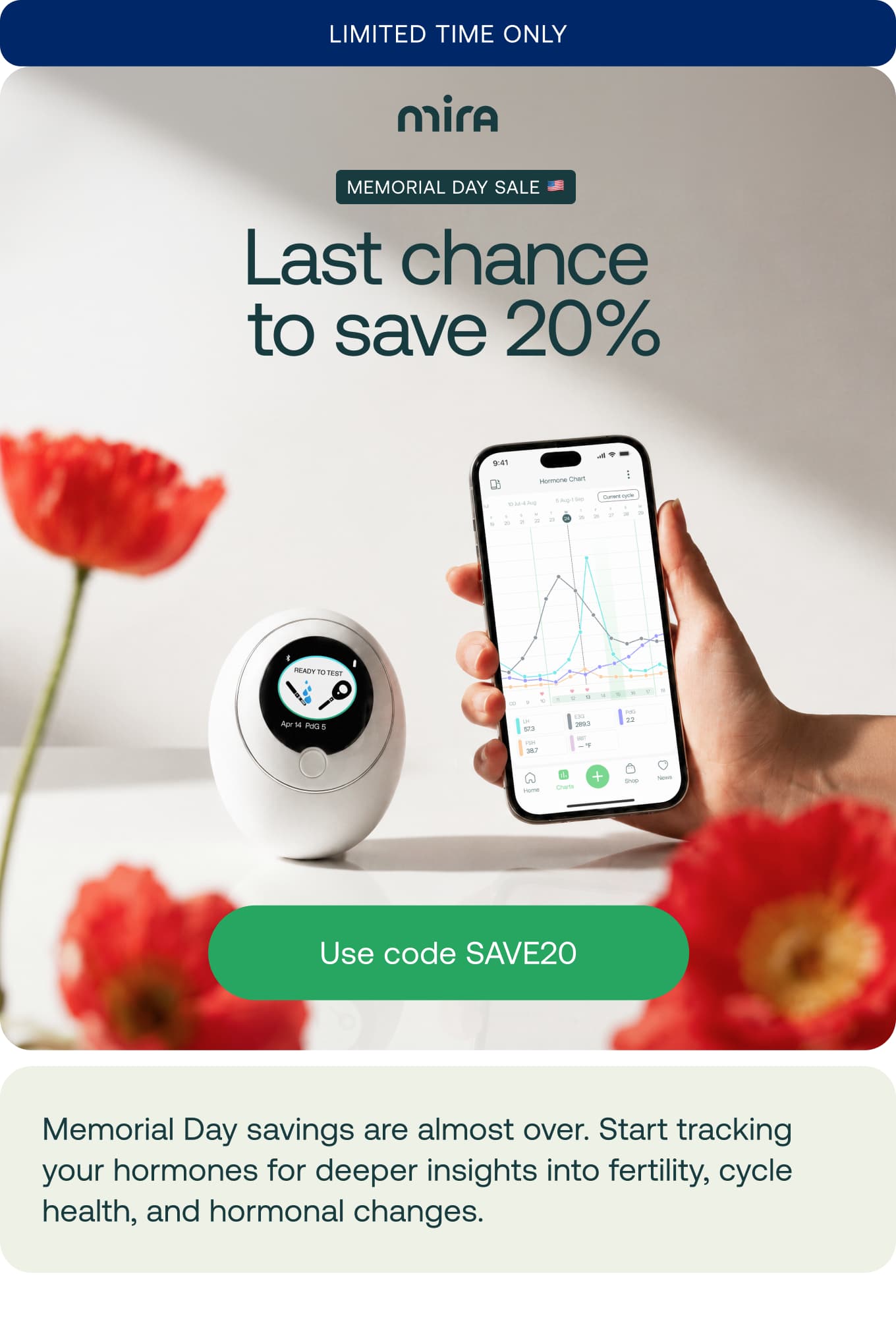 Use code SAVE20