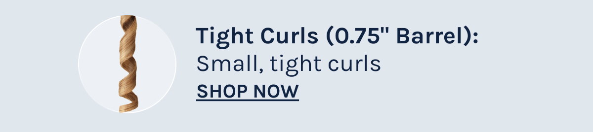 Tight Curls 0.75" Small, tight curls