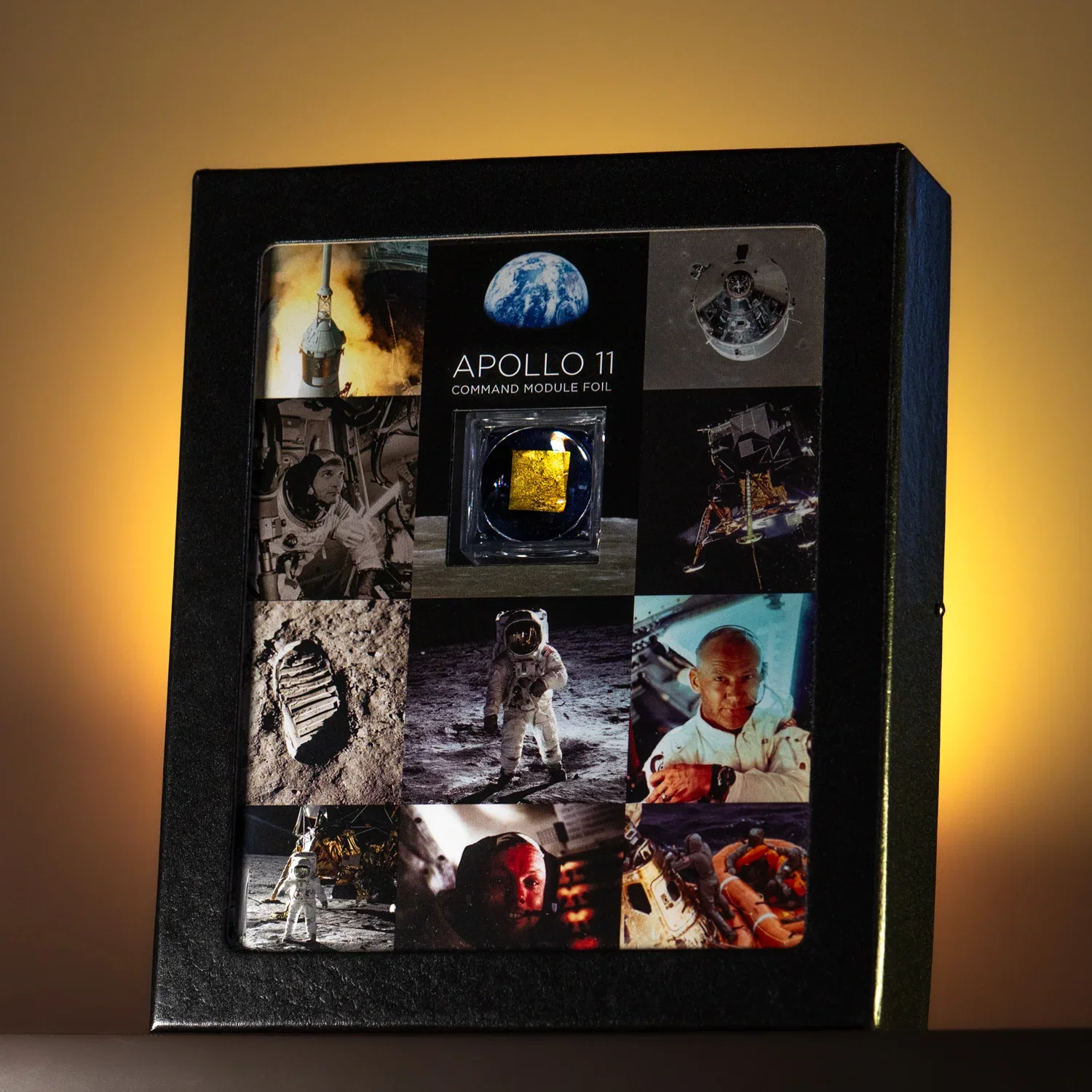 Image of Apollo 11 Command Module Foil - 1 Square Centimeter