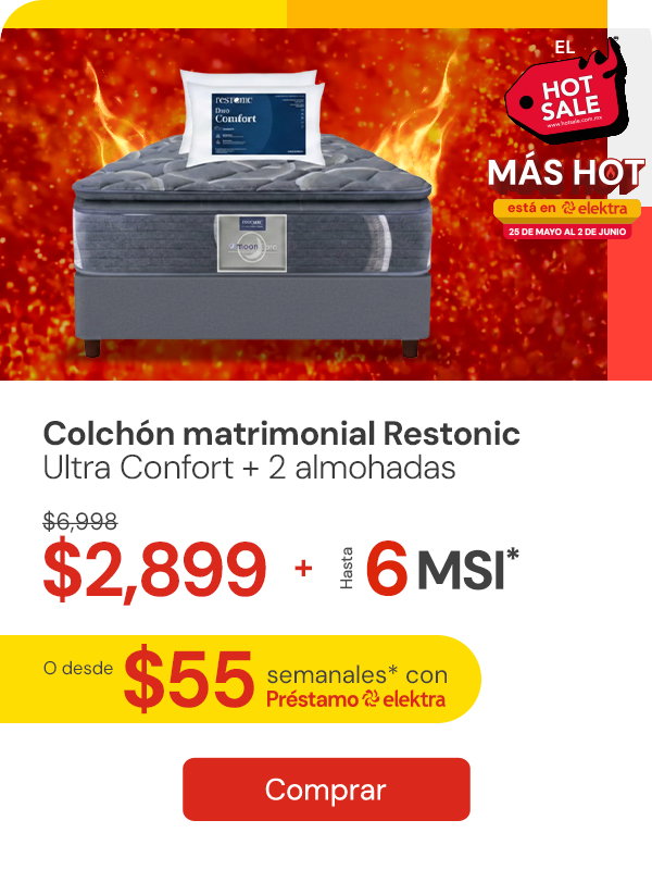 colchon matrimonial restonic