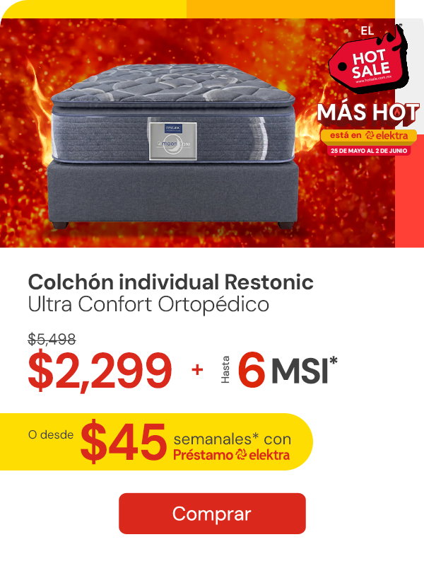 colchon individual restonic