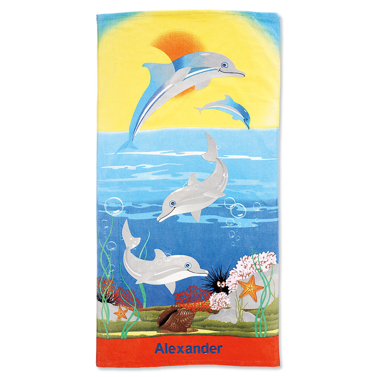 Image of Dolphins Personalized Towel