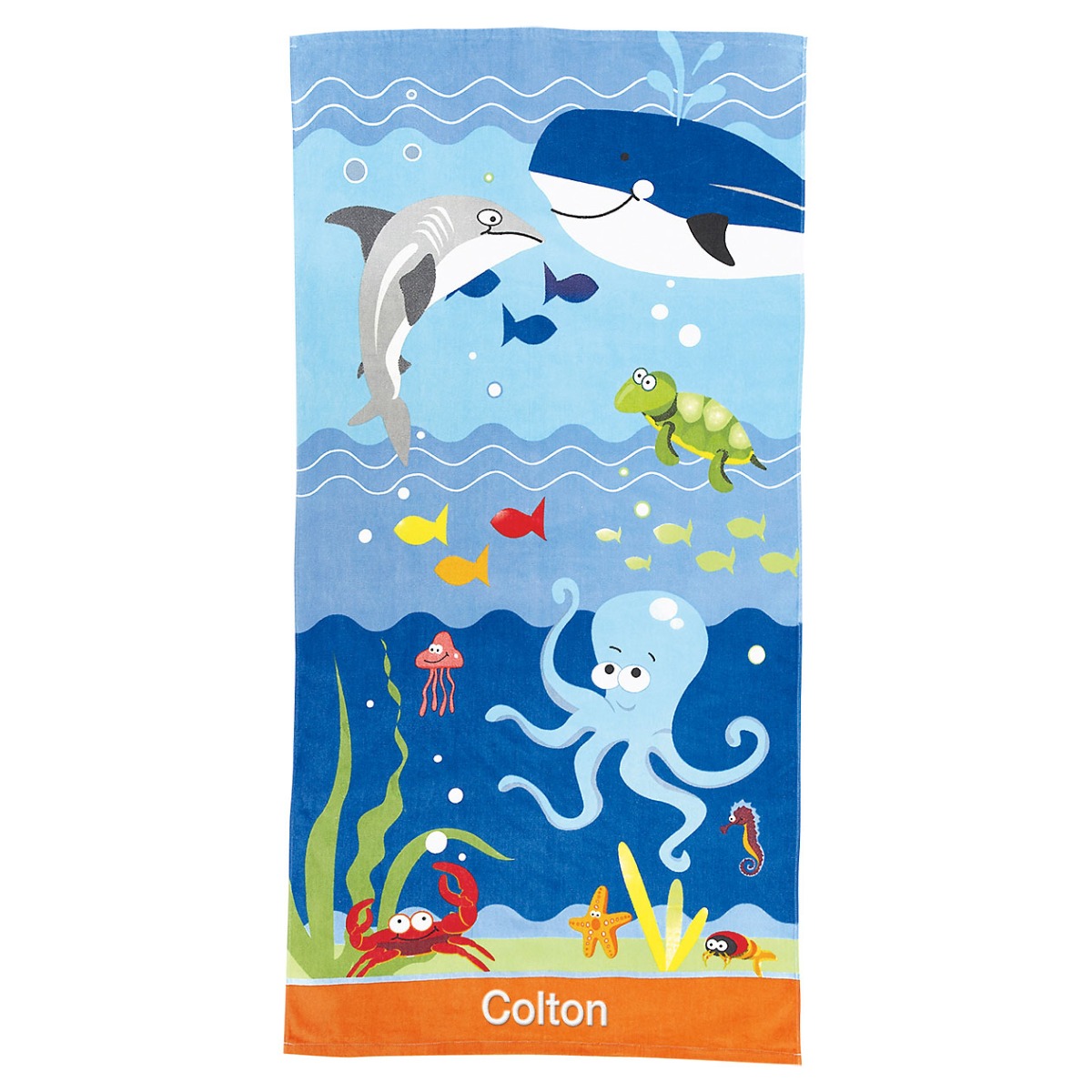 Image of Under the Sea Personalized Towel