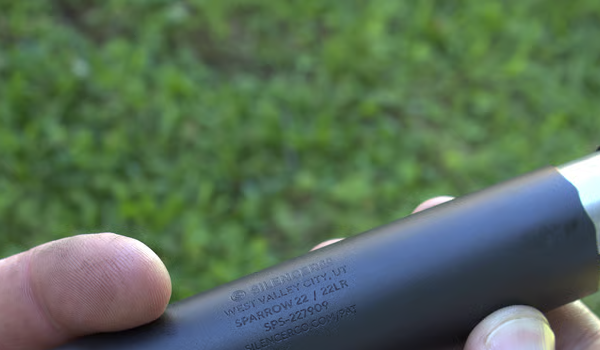 THE SILENCERCO SPARROW 22 CONTINUES TO SET THE STANDARD FOR RIMFIRE CANS