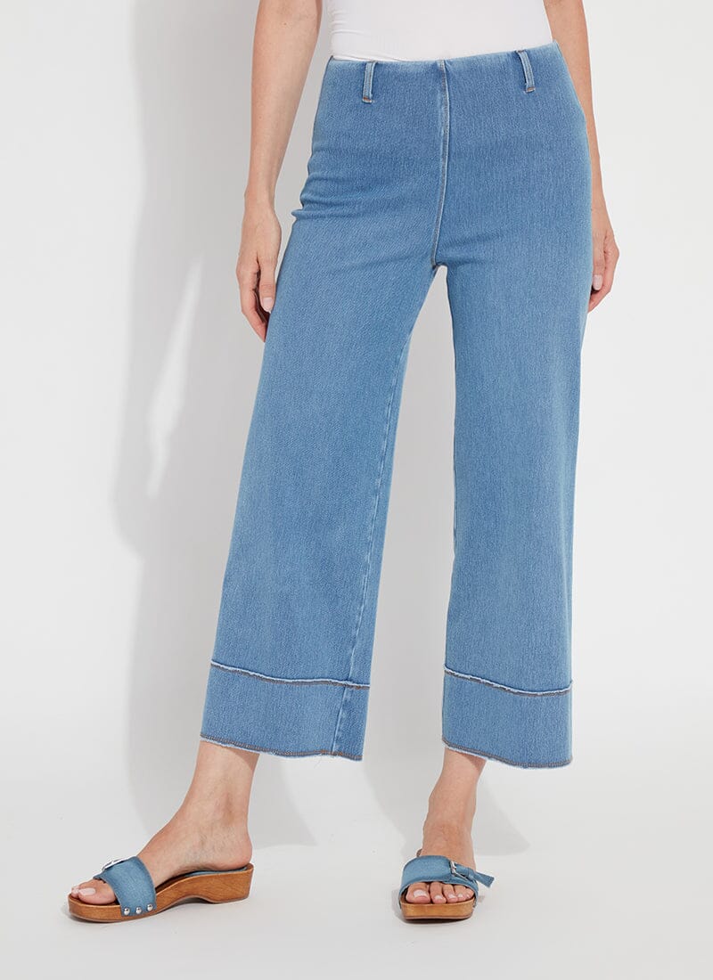 Image of Margo Hi Waist Wide Crop Denim (26" Inseam)