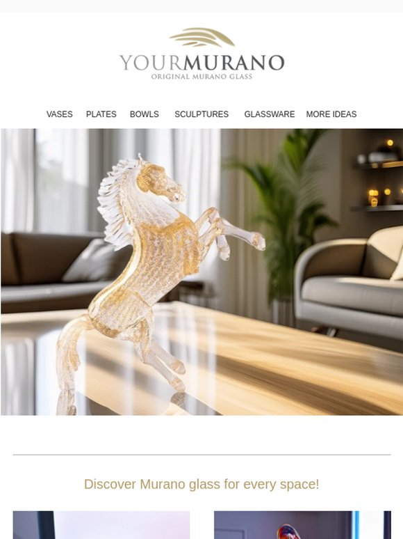 Authentic Murano Glass for Luxury Interior Design